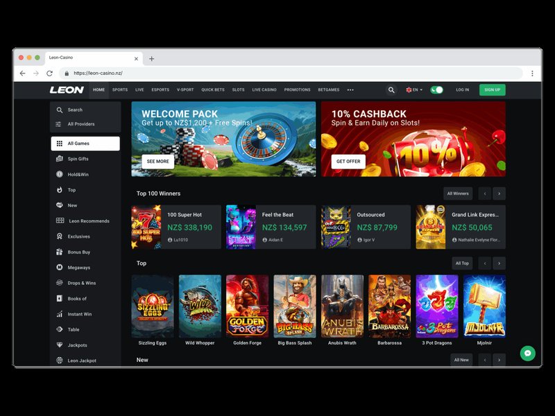 Les méthodes de paiement disponibles sur Leon Casino - aperçu